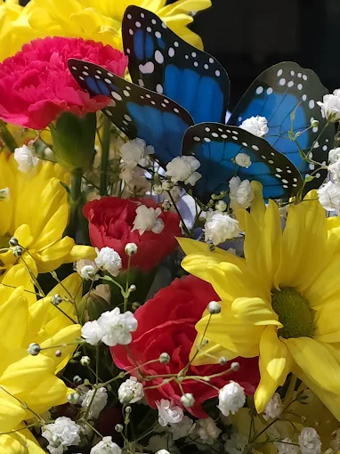 Bright get well flowers